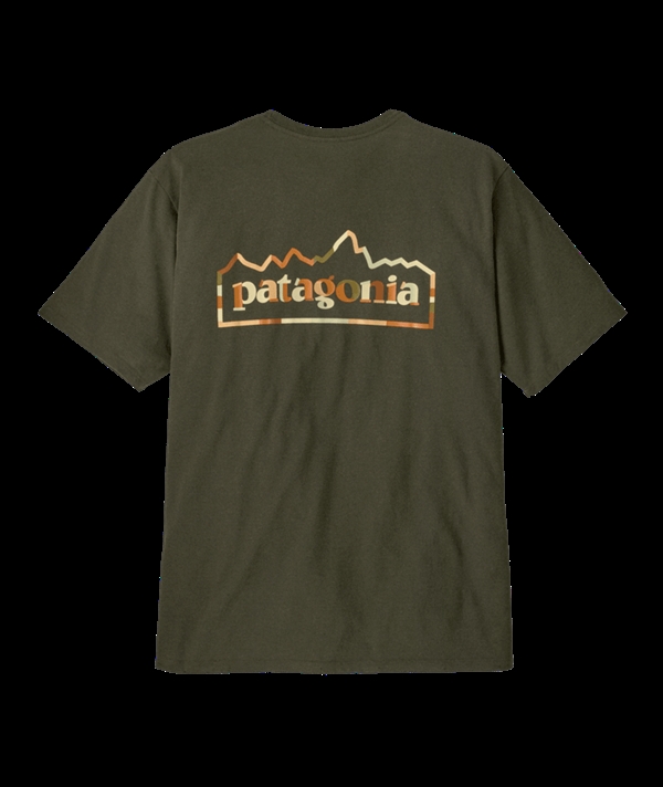 Patagonia Mens Unity Fitz Responsibili-Tee - Basin Green